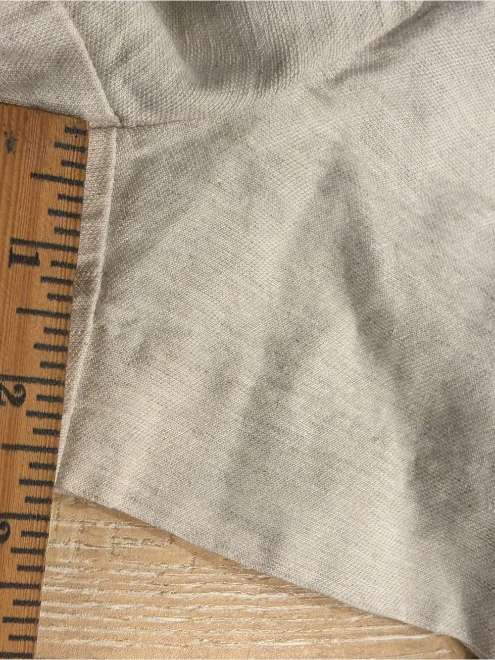 Wilfred by Aritzia Linen Blend Tailored Shorts Light Beige Size 4 High Rise
